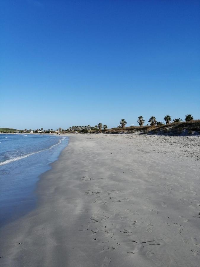 Sandy beach near Bauladu, Sardinia